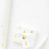 Gold Tree Gift Wrap Sheet